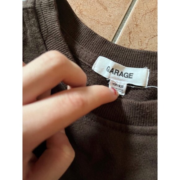 Garage Brown and Cream Sweatshirt - Picture 2 of 11